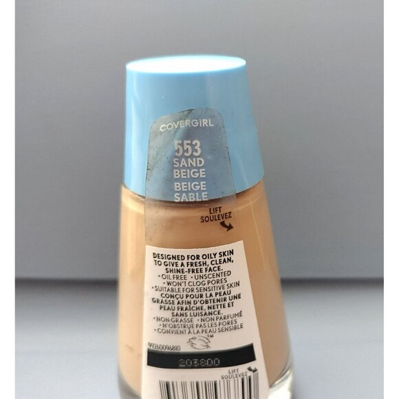 Covergirl Clean Matte Liquid Foundation 553 Sand Beige Oil Control Makeup 30mL 1 - Picture 3 of 9